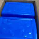 Storex Pencil Case, 8.38 x 5.63 x 2.5 Inches, Opaque Blue, Box of 12 (61623A12C)