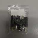 4PCS DC Power Plug Adapter Outdoor Solar Power Connector 2pcs DC 8mm Male to 5.5X 2.1mm Female 2pcs DC 5.5x2.1mm Male to 8mm Female for Port Equipment Power Transfer Black