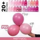 PartyWoo Mauve Balloons 140pcs Different Sizes of 18 12 10 5 Inch Dusty Pink Rose Blush Boho Netural Balloon Arch Kit Garland for Baby Shower Wedding Engagement Birthday Party Decorations Pink-F02