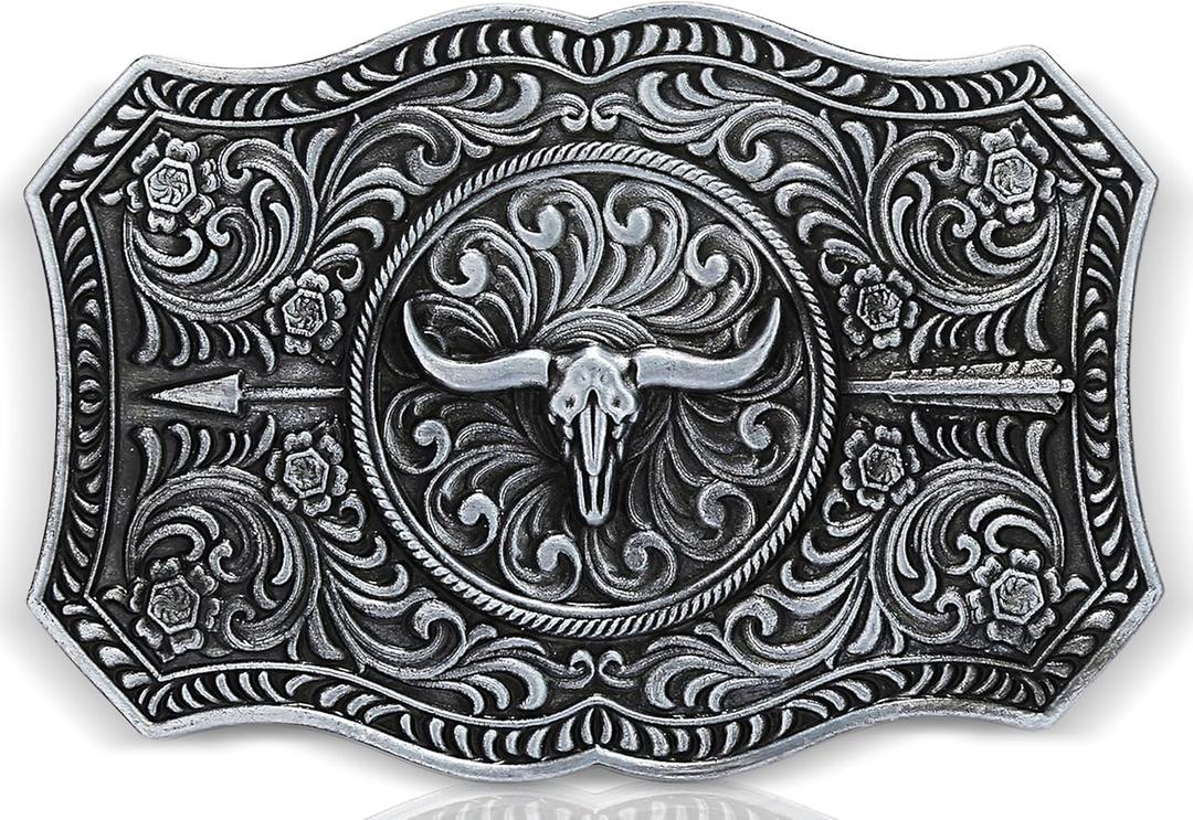Western Belt Buckles Men - Cowboy Big Belt Buckle Vintage Mens Belt Buckles Gifts for Men & Women