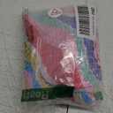 ZAFUL Women Strapless High Cut Bandeau Bikini Lace Up 2 Pieces Swimwear, Pink, S