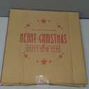 Christmas Santa Gnomes Wood Sign LED Light Up Wreath Wall Window Front Door Hanging Decoration for Festival Home Decors Wall Window Hanging Ornament (Different Style)