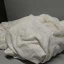 COOVA Faux Fur Throw Blanket for Couch, Cozy Soft and Fuzzy Plush Rabbit Fur Bubble Blanket for Sofa Bedroom Living Room, 60x80 Inches Ivory White