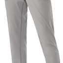 Soothfeel Women's Joggers with Zipper Pockets Petite/Regular/Tall High Waisted Athletic Workout Yoga Pants Joggers for Women, Large, Light Grey