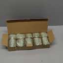 Green Votive Candle Holders Set of 10, Wedding Centerpiece Table Decorations,Glass Candle Holders for Home Decor,Tea Light Candle Holder for Table Centerpiece Thanksgiving Christmas Decor (10, Green)