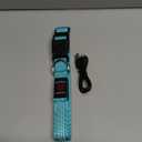 Illumifun LED Dog Collar - USB Rechargeable Dog Light Up Collar, Reflective Pet Collar Light Glow in The Dark (Blue, Medium)