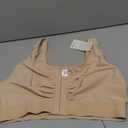 FeelinGirl Post Surgery Compression Bra for Women's Front Closure Bra with Adjustable Straps Wirefree (Large)