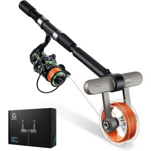 Gonex Fishing Line Spooler with Unwinding, No Line Twist, Adjustable Line Winder for Spinning, Cast, Spincast Reels, Spool Spooling Station System, Function Installation-Free