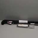 Reinforced 42 Extra Tall Retractable Baby Gates with Rods, Extends up to 60 Wide, Tall Retractable Dog Gate for Doorways Prevent Crawling Through Mesh Pet Gate Indoor Outdoor, Black