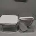 Flour Sugar Storage Containers, 2Pack 2.9 Qt + 4.75 Qt Food Storage Container with Pop-to-Flip Lids for Rice Dog Food Dog Treat Storage, Kitchen Organizers and Storage