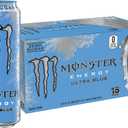 Monster Energy Ultra Blue, Sugar Free Energy Drink, 16 Ounce (Pack of 15)
