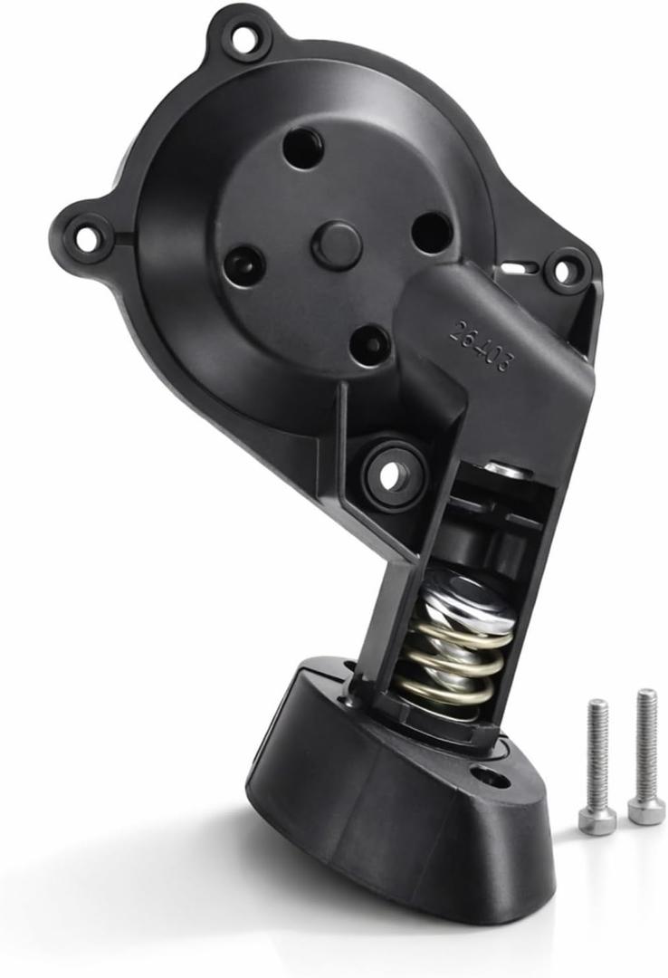 Mirror Spindle Repair Kit, Metal and ABS Wing Door Mirror Base Replacement Spindle with Mounting Bolts Compatible with 1994-2002 Z3 E36 E37 E38 Roadster Coupe RHD Models Only (Driver Side)