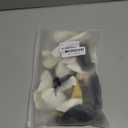 2 Pack Happy New Year Party Decorations 2026 Black and Gold Happy New Year's Eve Foil Curtains Metallic Fringe Tinsel Curtain 2026 Party Backdrop Supplies 3.3 x 6.6 ft Photo Prop Streamer