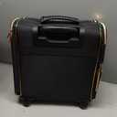 Stagiant Rolling Makeup Train Case, Professional Makeup Case, Travel Cosmetic Organizer Make Up Storage Bag for Makeup Artist, Hairstylist, Barbers, with 5 Toiletry Bags, Black