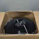 Sasylvia 2'' x 200' Landscape Edging Kit Edging Border Coil Include Anchoring Spikes 10 Connectors Plastic Garden Border for Lawn Garden Grass Yard Home(Black)