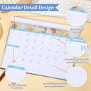2 x 2026 calendar wall calendar January-December Plan Calendar Festive Days Theme wall calendar 13 x10 Wall Calendars for Office Home Planning & Organizing (styleOil Painting)