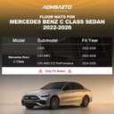 Floor Mats & Cargo Liner for Mercedes-Benz C-Class Sedan 2022-2026