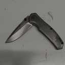 Kershaw Fringe Pocket Knife, 3-inch 8Cr13MoV Steel Blade with Gray Titanium Carbo-Nitride Coating, Carbon-Fiber Insert; SpeedSafe Assisted Opening, 8310