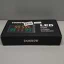 Samshow LED Electronic Scoreboard Digital Score Keeper with Remote & Tripod, Basketball Scoreboard with Shot Clock & Timer & 12/24h Real Time for Football/Corn Hole/ping Pong/Table Tennis