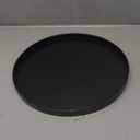 Wooden Round Serving Tray For Ottoman Coffee Table Candle Holder Tray Kitchen Counter Island Accents Home Decor Circle Circular Wood Centerpiece Trays for Dining Room Table