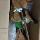 Rubber Tree 5 ft Artificial Tree in White Planter Pot, Faux Plants Indoor Faux Floor Plant Artificial Plants with 7 Pcs Magnolia Flowers for Home Decor, Artificial Fiddle Leaf Fig Tree for Office (Green)