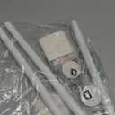 ENJOYBASICS 2 Pack Adjustable Spring Tension Curtain Rods 32 to 66 Inches, Stainless Steel White Shower Rod No Drilling for Window, Bathroom, Closet, Room Divider, 7/8" Diameter