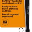 Fiskars Machete Saw, Gifts for Dad, Tempered Steel Blade and Lanyard, 18", Black