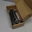 Ravinte 5 Pack Solid 5" Square Foot Arch Pulls Kitchen Cabinet Handles Matte Black Pulls Black Dresser Kitchen Cupboard Hardware Handles for Cabinets Cupboard Drawers (5 Inch Hole Center)