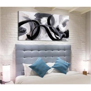 Black and White Abstract Line Wall Art Canvas Print Painting 30x60 inch Painting Geometric Lines Artwork for Bedroom,Dining Room,Office