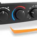 Flecto Climate Control Module A/C Heater Control Panel Compatible with 2001-2004 Dodge Dakota & 2002-2005 Ram 1500 2500 3500 - Replaces 599-212, 55055905AA, 55055905AE, 55056246AD