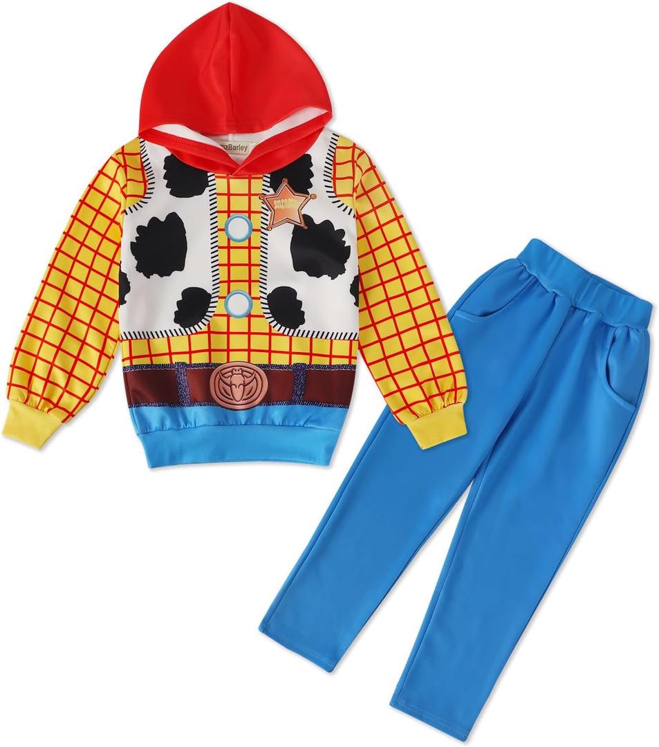 Eledobby Princess Costume for Kids Halloween Costume Toddler Christmas Birthday Gift for Boys Cosplay Outfits (2-3T, Yellow 2493)