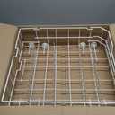 WD28X10384 Lower Rack Assembly for GE Dishwashers Rack Replacement, Replaces WD28X10166 AP5788827 PS8746204 WD28X10165 WD28X10206 WD28X10309, Includes 8 Rollers, 22.2"D x 21.3"W x 7.3"H