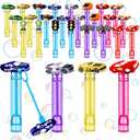 24 Pcs Champion Race Car Bubble Wands - Auto Racing Themed Bubble Makers, Piata Stuffers & Goodie Bag Fillers for Birthday Party Favors, Car Theme Events, Outdoor Activities & Party Supplies