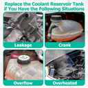22870828 Engine Coolant Reservoir Tank with Cap Compatible with Silverado 1500 Sierra 1500 Suburban Tahoe Yukon Escalade 2007-2013 Coolant Overflow Tank Replace 603-054