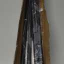 Black Curtain Rods for Windows 31"- 61", Decorative Drapery Rod Adjustable by Splicing, 5/8 inch Small Curtain Rod for Bedroom, Living Room, Kitchen and Outdoors