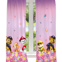 Franco Kids Room Window Curtain Panels Drapes Set, 82 in x 63 in, Paw Patrol Girls