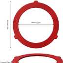 8 x Triple-Lip Design Flush Valve Seal for Kohler, 2 Pcs Upgraded Silicone Material Canister Toilet Tank Parts Gasket Replacement for GP1059291, for Easy Install and Uninstall