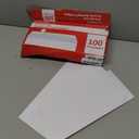 #10 Envelopes Letter Size Self Seal | 100 Business Mailing Security Peel and Sealing Envelope | 100% Tinted | no 10 White Windowless Legal Regular Plain Envelops Pack | 4-1/8 x 9-1/2 Inches | 24 LB