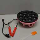 HeHoGoGo Electric Takoyaki Maker With Free Takoyaki Tools for Takoyaki Octopus Ball Cake Pop Ebelskiver 8 Inches Nonstick