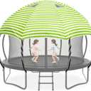 Heavy-Duty 12FT Waterproof Trampoline Cover Dome Tent with Clear Skylight