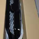 IKON MOTORSPORTS, Front Grille Compatible With 2019-2021 Honda Civic, TR Style Gloss Black Front Grill Grille Mesh Hood Guards ABS Plastic, 2020