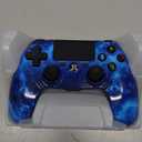 Controller for PS4, Wireless Controller Blue for Sony PlayStation 4/Slim/Pro, Remote Control with 6-Axis Motion Sensor/Double Vibration/Sensitive Touch Pad/Speaker & 3.5mm Audio Jack/800mAh Battery