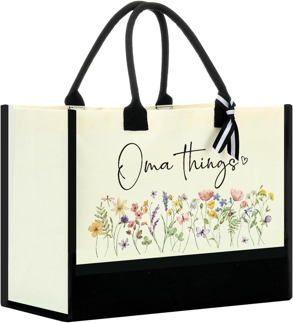 Gifts for Grandma Grandma Christmas gifts Canvas Tote Bags for Women - Things