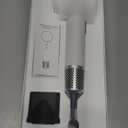 Infrared Hair Dryer, with Magnetic Nozzle - 160000 RPM Quiet lonic Blow Dryer for Women, with Frizz Control & No Heat Damage, Red Light Negative Ions, Fast Drying, for All Hair Types (White)