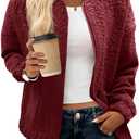 Tankaneo Womens Bomber Jackets Lightweight Zip Up Fashion Cute Jacquard Coats Fall Varsity jacket