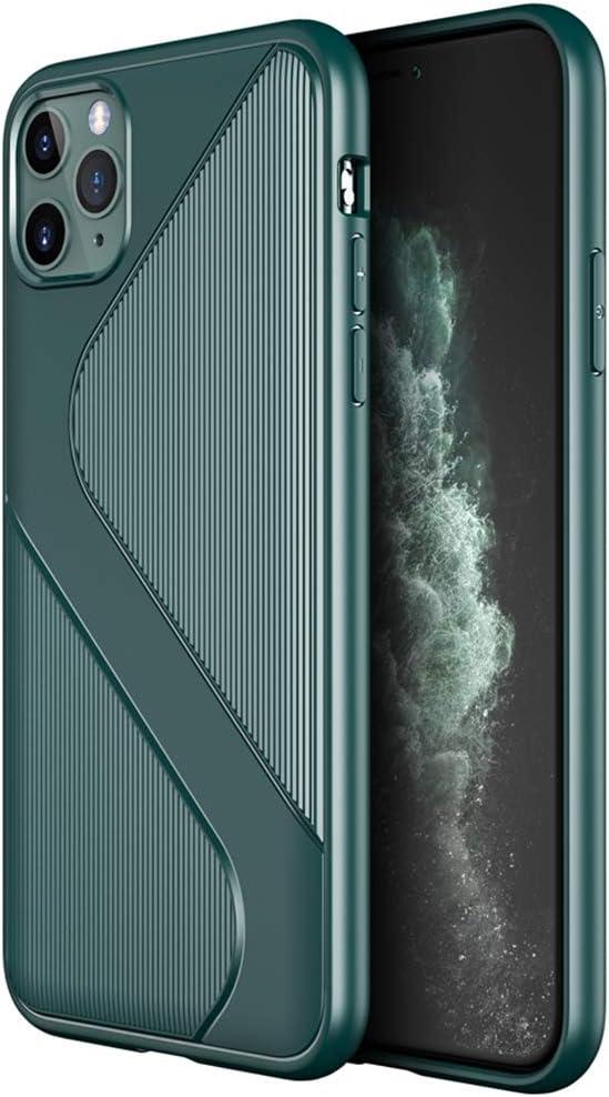 Compatible with iPhone 11 Pro Max Case, Protective Non-Slip TPU Case with Grips, Anti Scratch Shockproof Drop Resistant Full Body Soft Cover for iPhone 11 Pro Max 6.5 inch (Midnight Green) Compatible with iPhone 11 Pro Max Case, Protective Non-Slip TPU Case with Grips, Anti Scratch Shockproof Drop Resistant Full Body Soft Cover for iPhone 11 Pro Max 6.5 inch (Midnight Green)