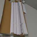 Cordless 1" Light Filtering Mini Blind, 24" Wide x 72" Long, White