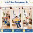 4-in-1 Doorway Swing for Kids Indoor Set