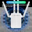 WiFi Extender Signal Booster for Home Quick Setup Internet Repeater Long Range Up to 45+ Devices