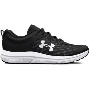 Under Armour Men's Charged Assert 10 Running Shoe (12, (001) Black/Black/White)